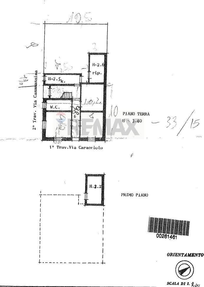 Pianta 2D - Independent house Via Alessandro Volta
 
42, Cellamare - floor plans 1
