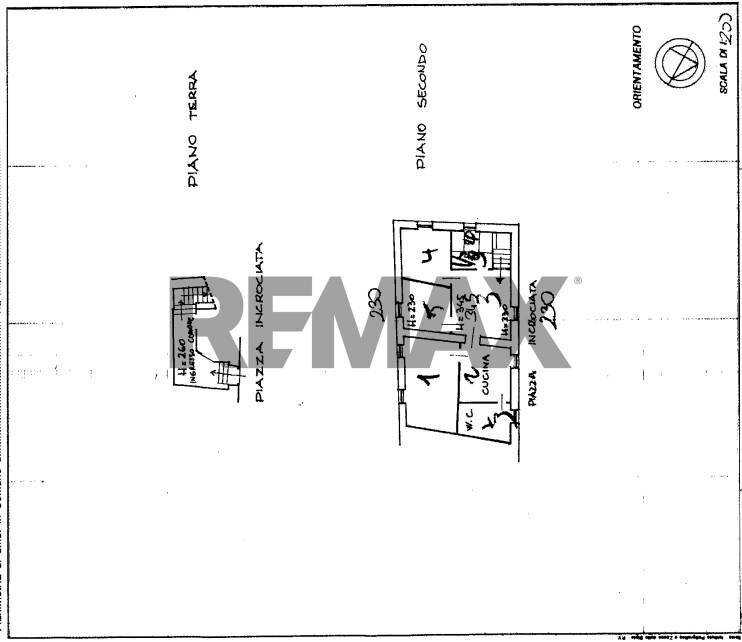 Pianta 2D - Appartamento PIAZZETTA DELL'INCROCIATA
 
6, Roccastrada - planimetria 1