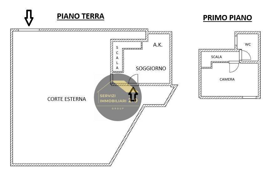Foto 2 - Two-room apartment via ariccia
 
6, Rocca di Papa - floor plans 1