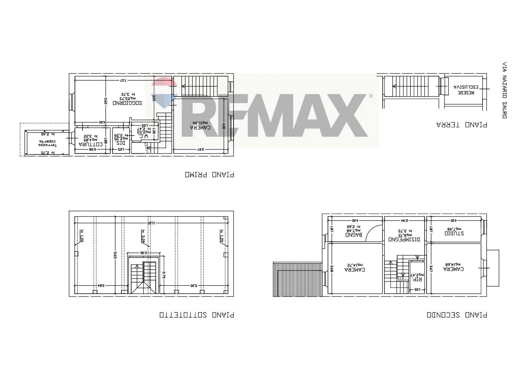 Pianta 2D - Casa indipendente Via Nazario Sauro
 
17, Viareggio - planimetria 1