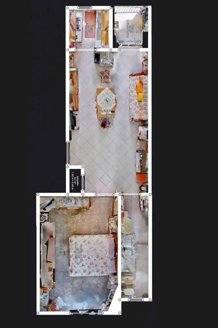 Bilocale via Oslavia, 66, Torino (zona Vanchiglietta) - planimetria 1
