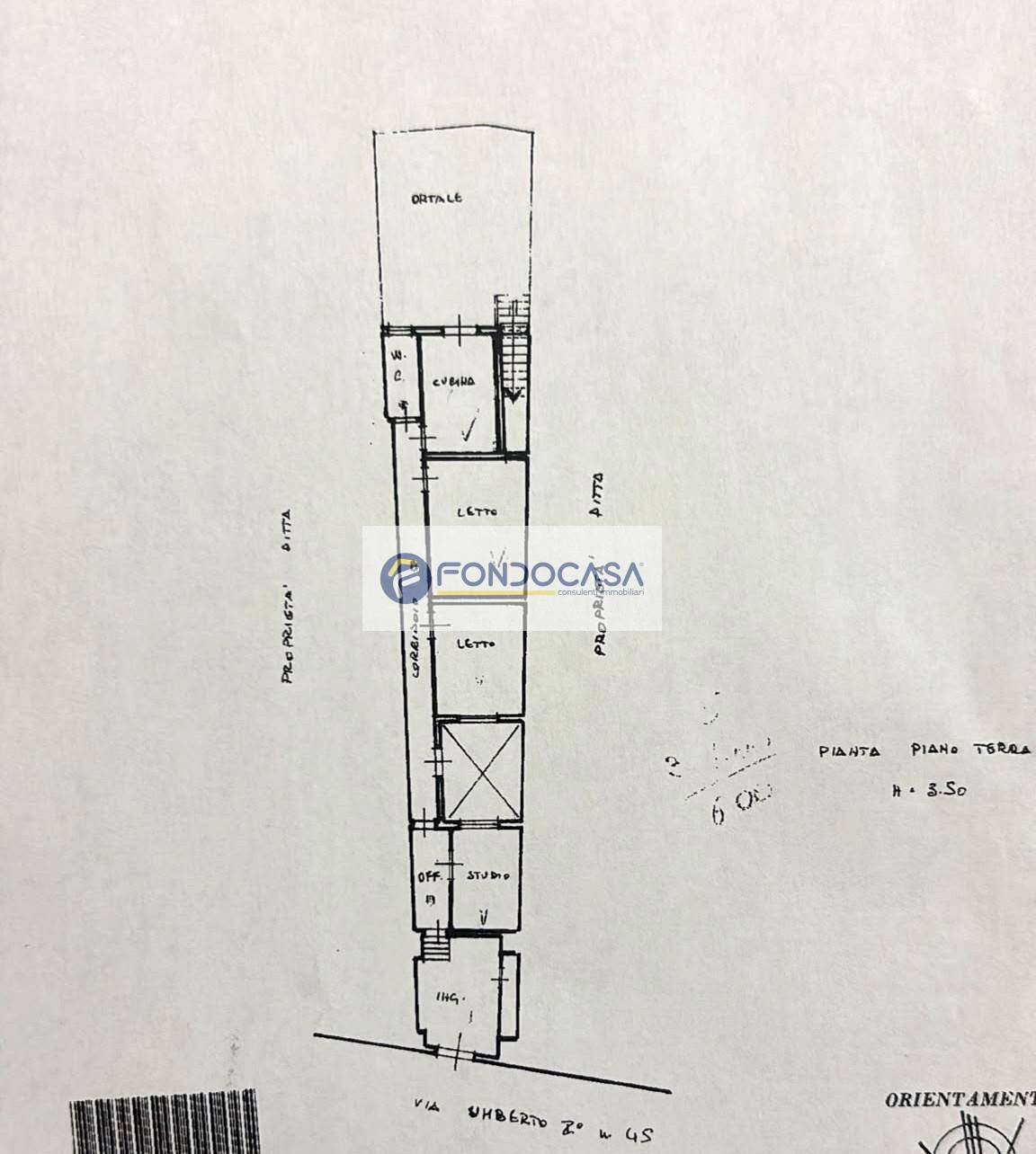 Foto 21 - Independent house VIA UMBERTO I
 
45, Lequile - floor plans 1