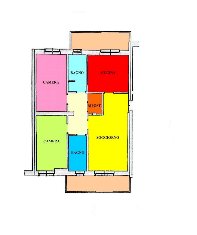 315 - Trilocale via Roncadello, Boffalora d'Adda - planimetria 1