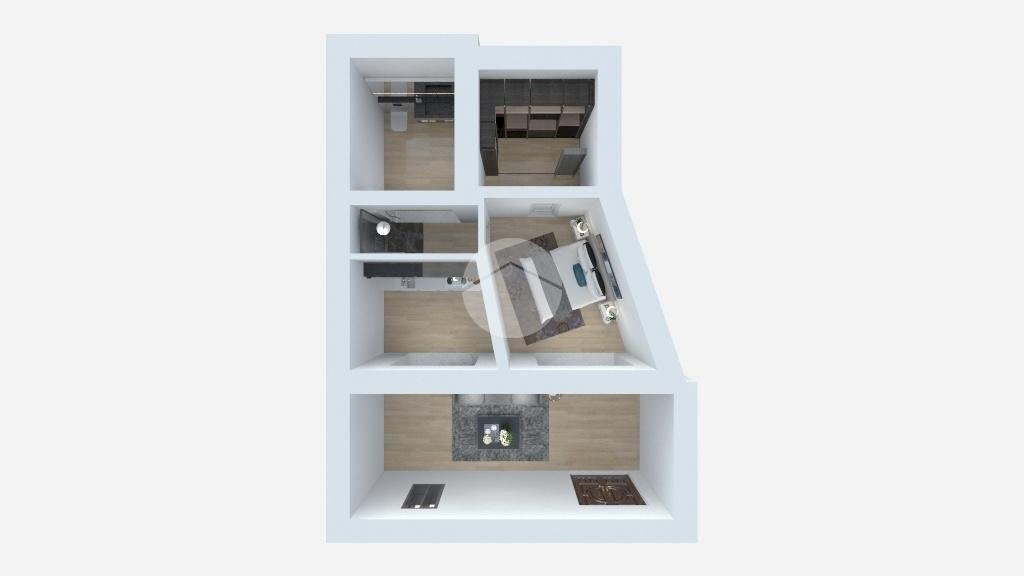 Two-room apartment Via del Monastero, Imperia - floor plans 1