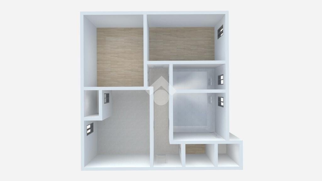 Three-room apartment Via Giuseppe Gioacchino Belli, Ferrara - floor plans 1