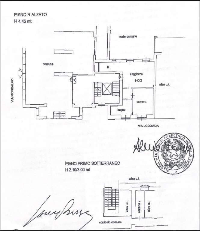 Bilocale Via Martiri della Libertà, 6, Torino - planimetria 1