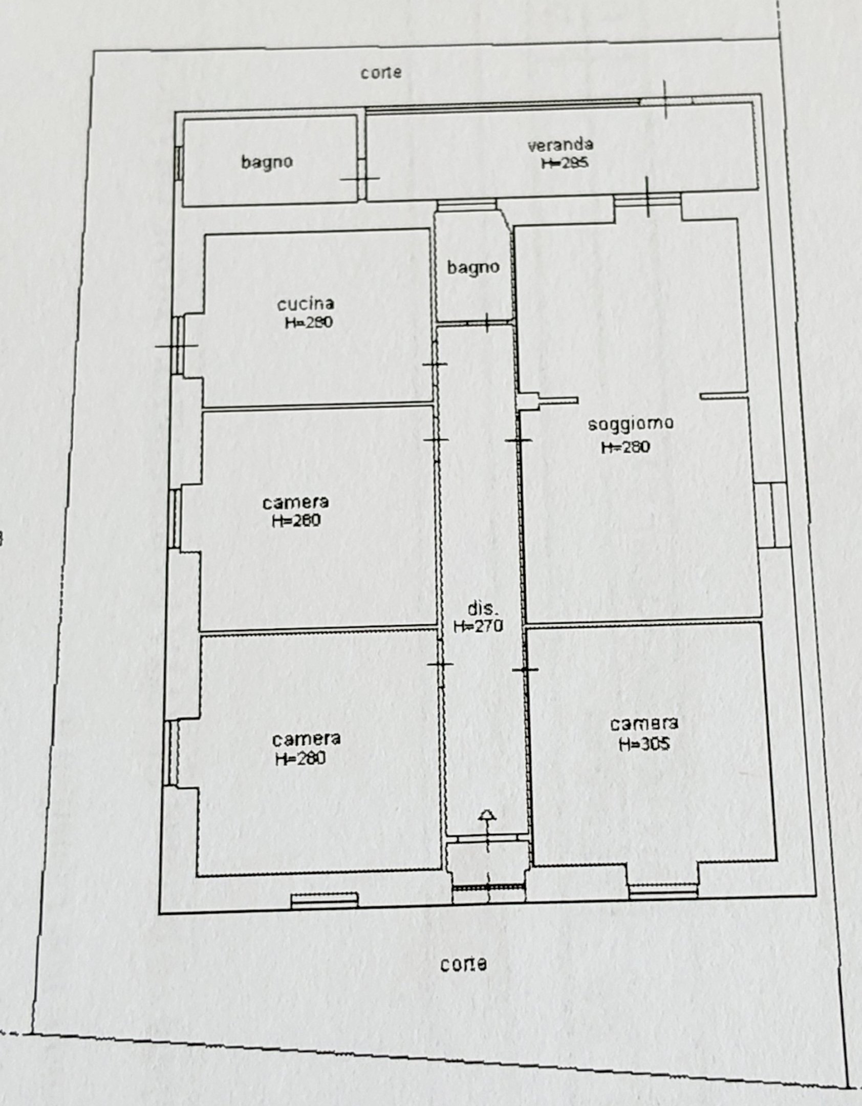 Independent house via dei Pescatori, snc, Bordighera - floor plans 1