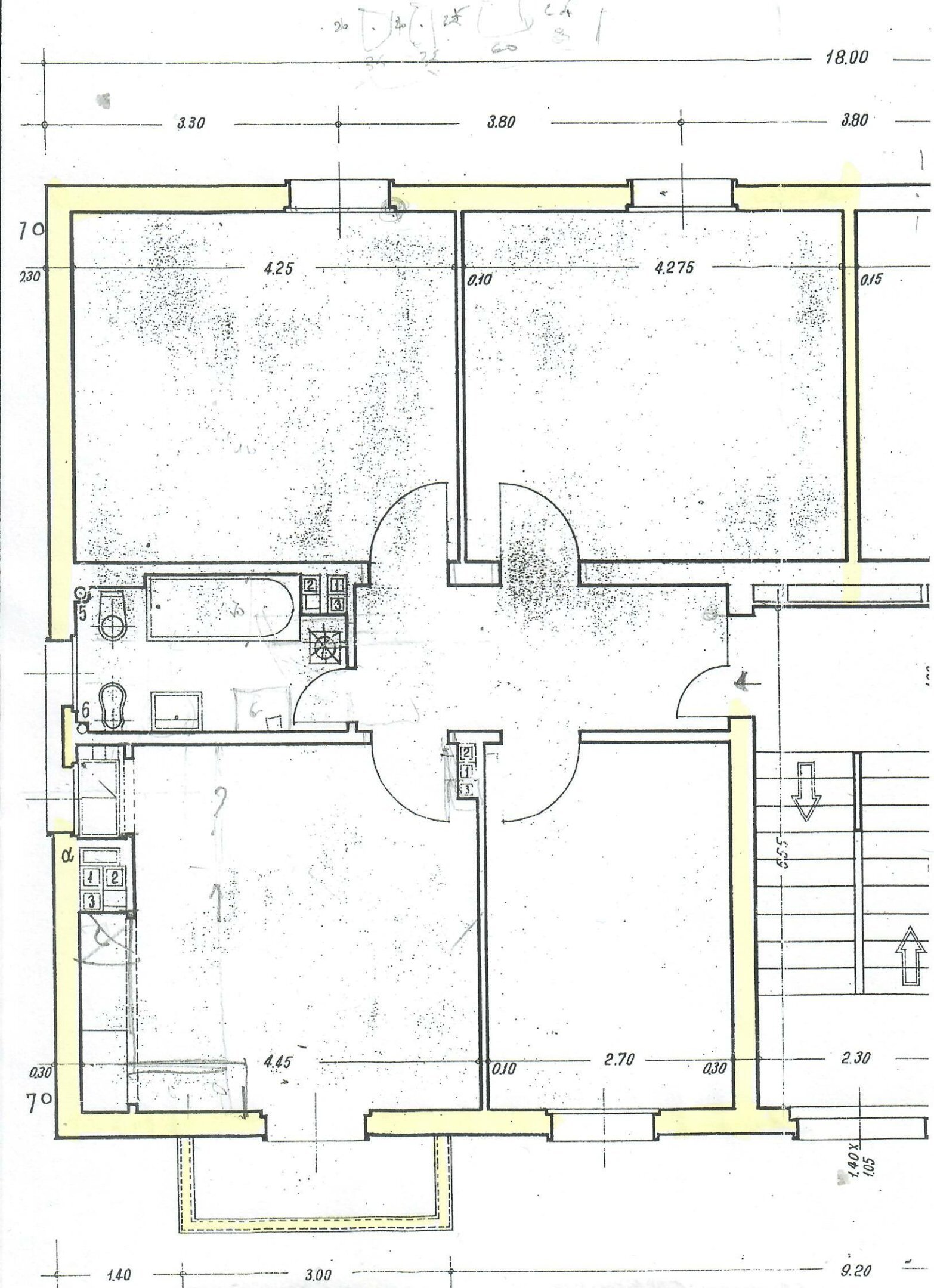 Four-room apartment via Risorgimento, 7, Casalecchio di Reno - floor plans 1