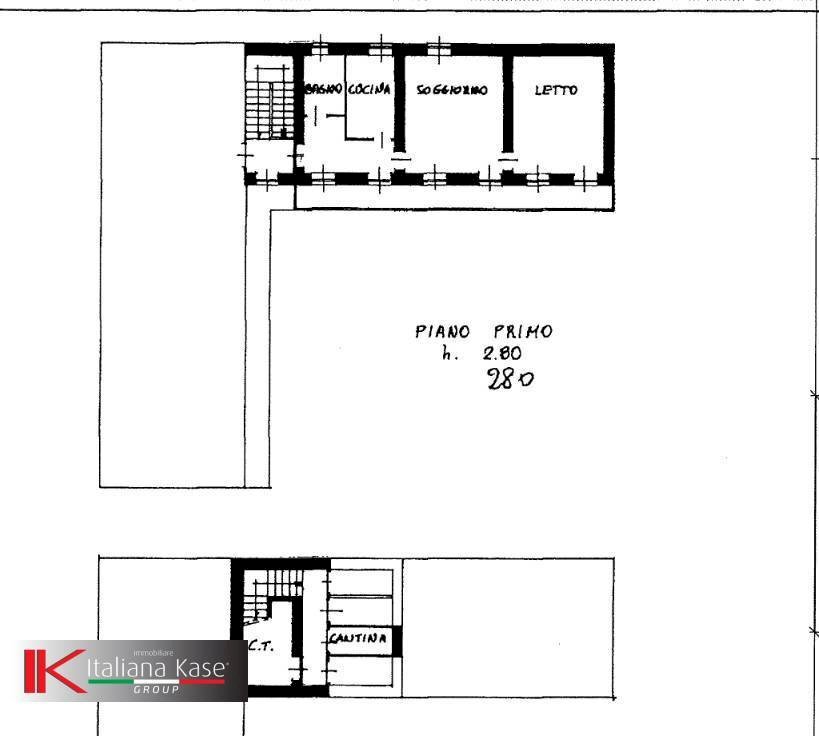 Foto 20 - Three-room apartment via barone
 
8, Candia Canavese - floor plans 1