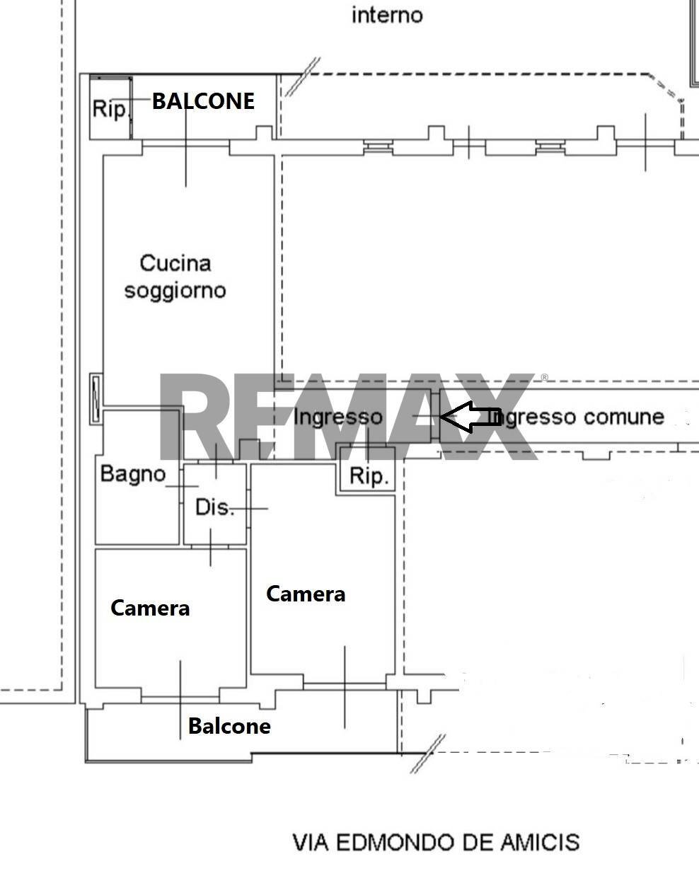 Pianta 2D - Three-room apartment vai gregorio ugdulena
 
7, Palermo - floor plans 1