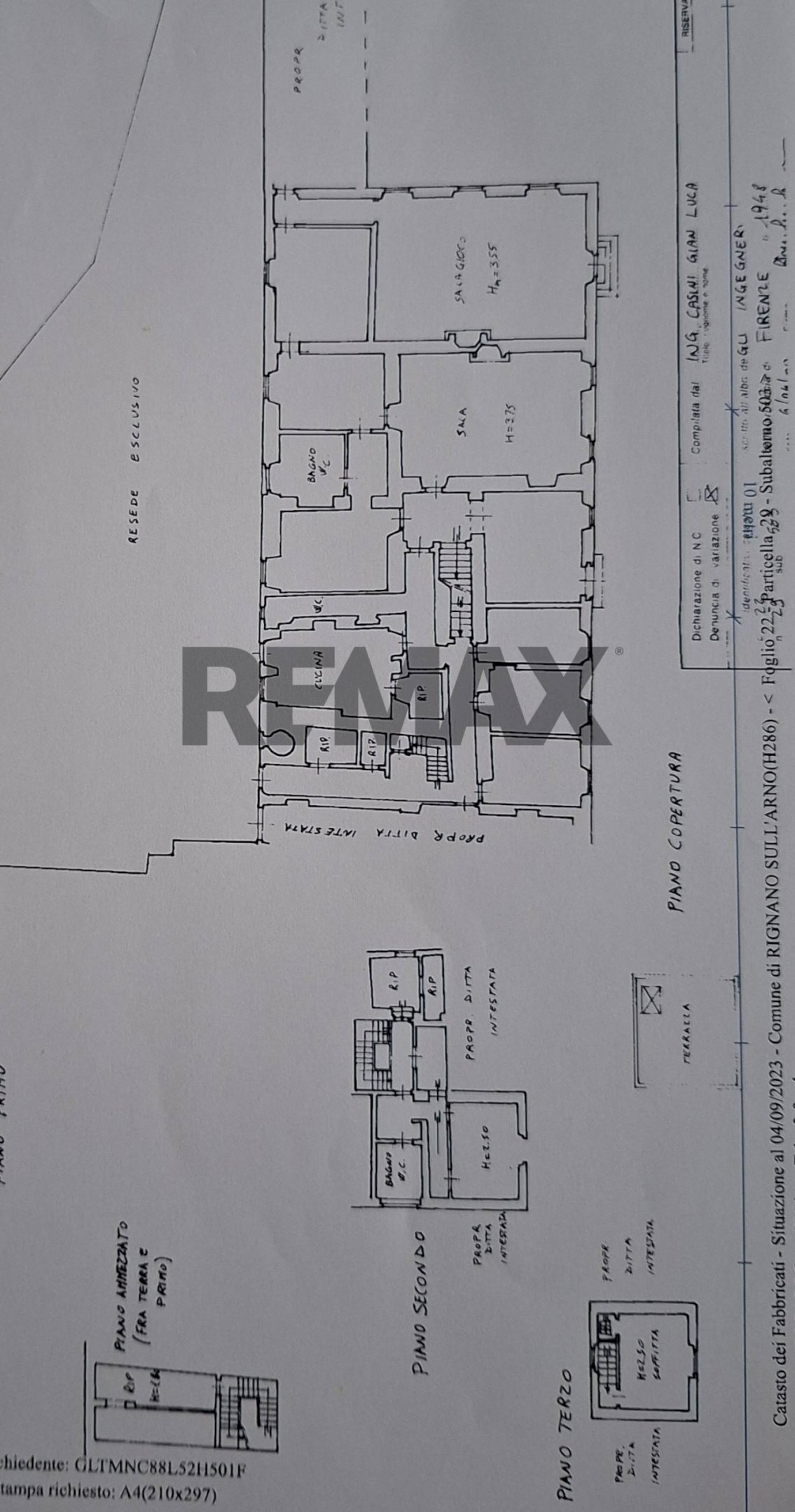 Pianta 2D - Villa via Del Focardo
 
47, Rignano sull'Arno - floor plans 1