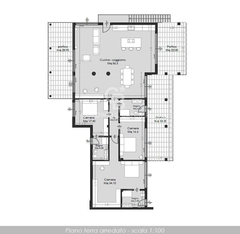 Foto 51 - Villa Via Costa Lunga, Padenghe sul Garda - floor plans 1