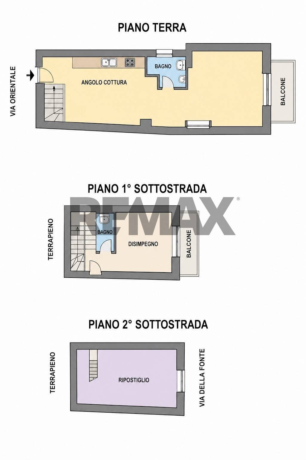 Pianta 2D - Three-room apartment Via Orientale
 
2, Palombaro - floor plans 1