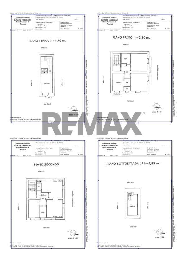 Pianta 2D - Casa indipendente Via Cairoli
 
2, Venosa - planimetria 1