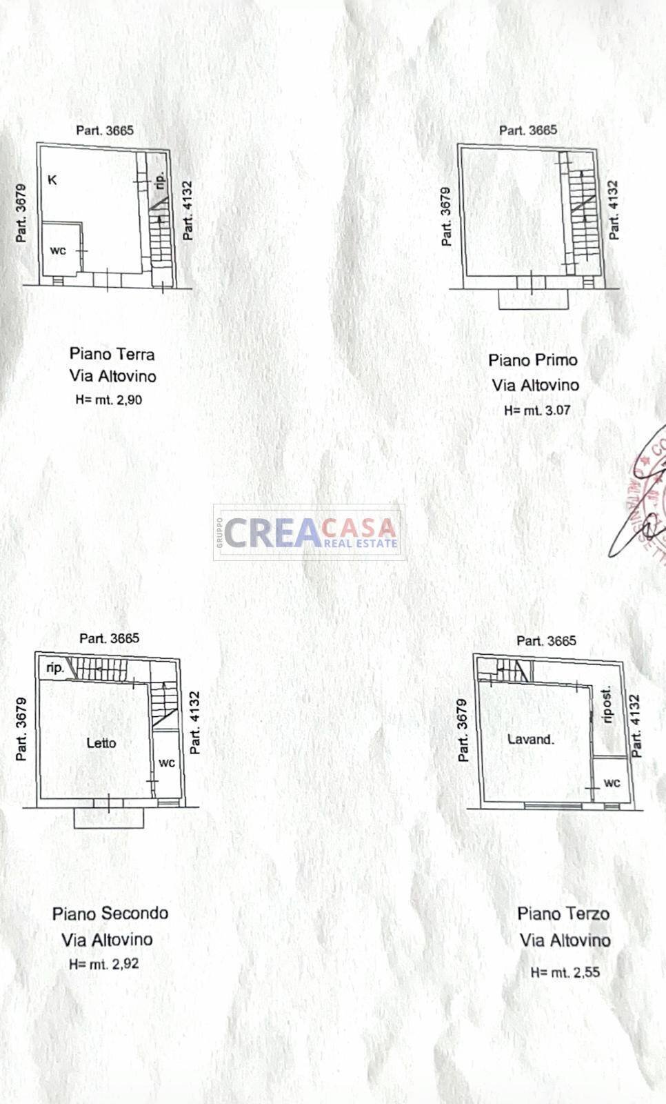 Foto 14 - Casa indipendente Via Altovino, Riesi - planimetria 1