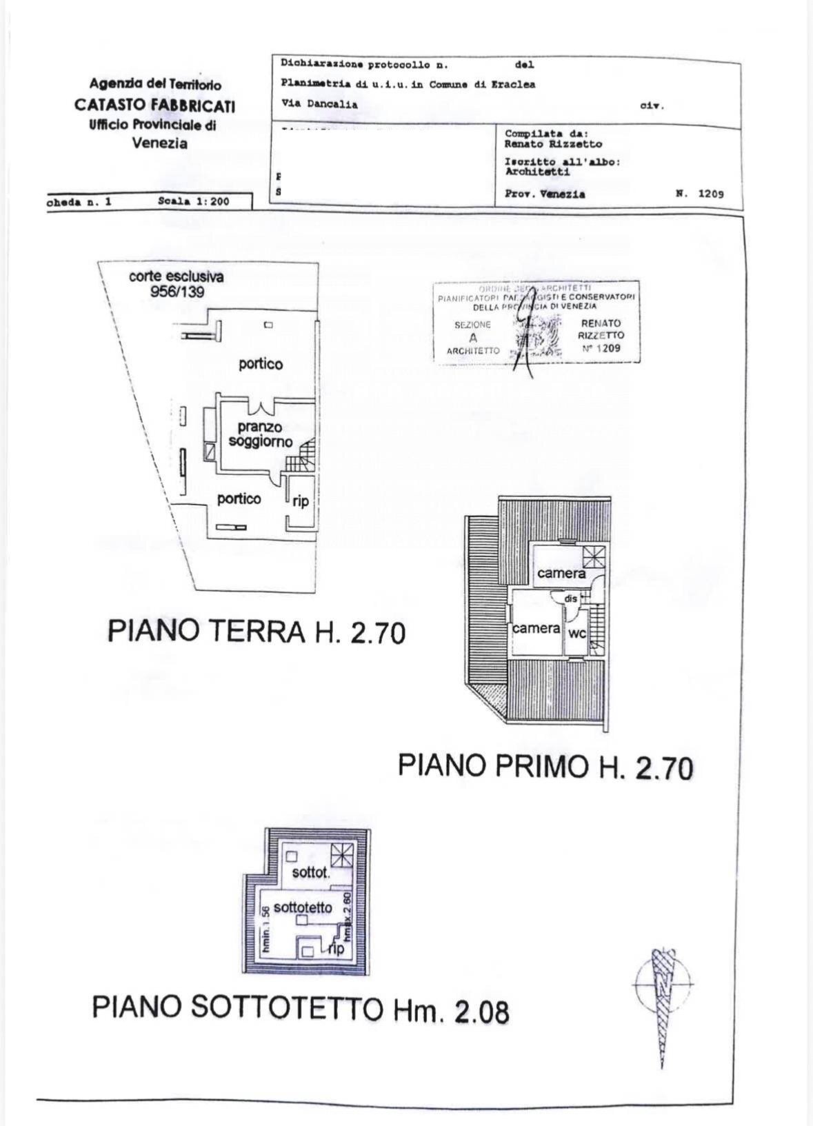 Foto 21 - Terraced Villa Via Dancalia, Eraclea - floor plans 1