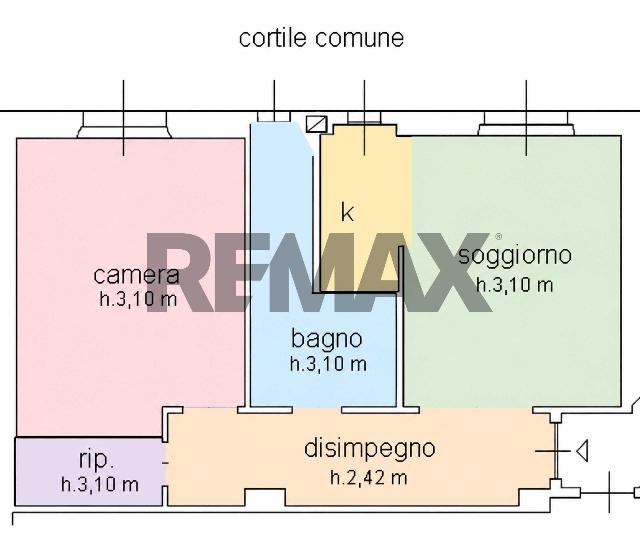 Pianta 2D - Bilocale Viale Giovanni Suzzani
 
92, Milano - planimetria 1