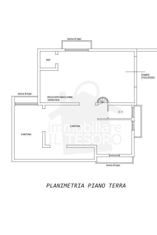 Villa via Celletta, Poggio Torriana - planimetria 1