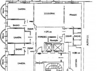 Planimetria - Quadrilocale piazza Carlo Mirabello, Milano - foto 21