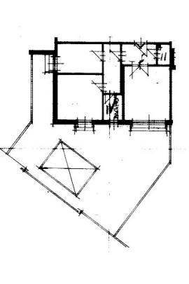 Two-room apartment via Monte Nero, Genova (neighborhood Marassi) - floor plans 1