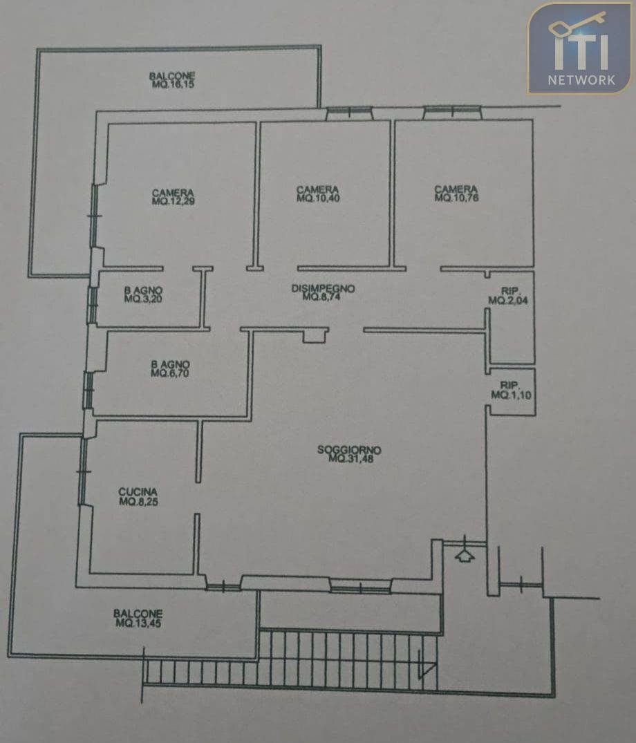 Foto 19 - Four-room apartment via Verzino
 
14, Roma - floor plans 1