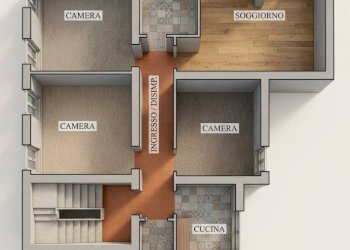 Planimetria - Four-room apartment piazzale Pablo, SN, Parma (neighborhood Pablo) - photo 20