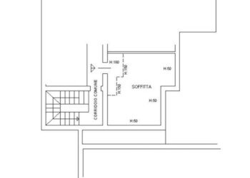 Planimetria - Four-room apartment piazzale Pablo, SN, Parma (neighborhood Pablo) - photo 23