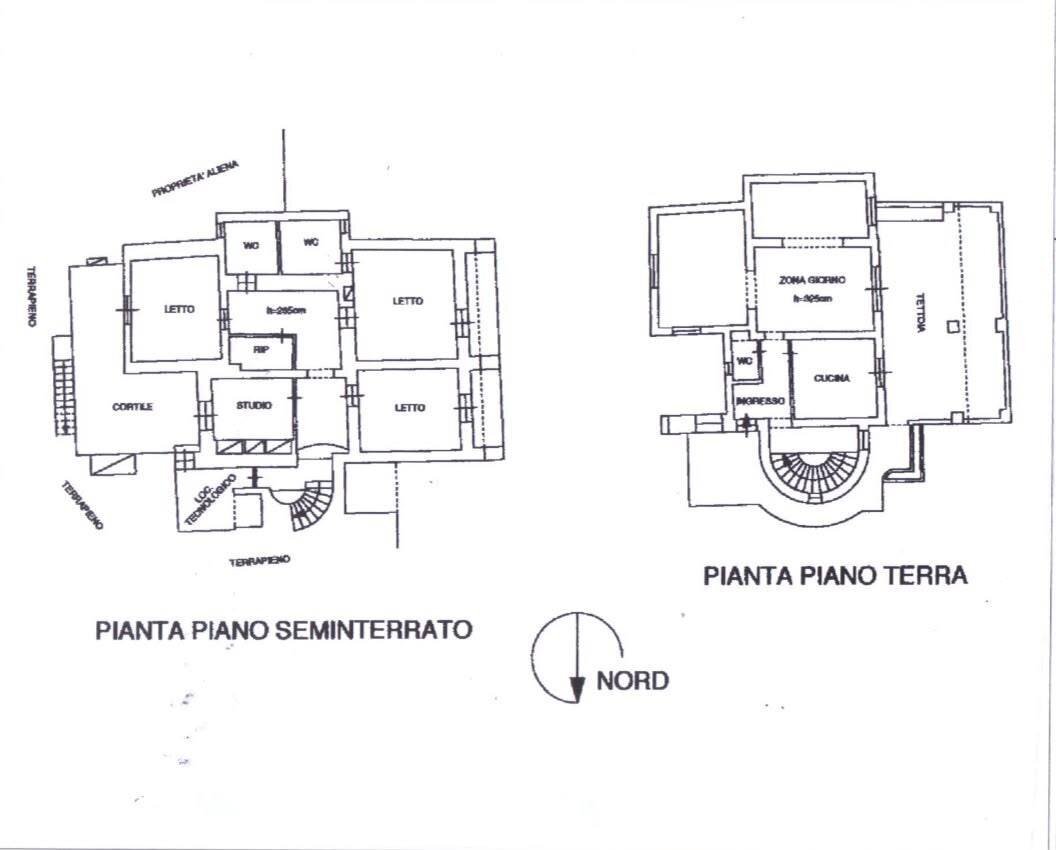 Foto 10 - Bilocale Corso Vittorio Emanuele, Napoli - planimetria 1