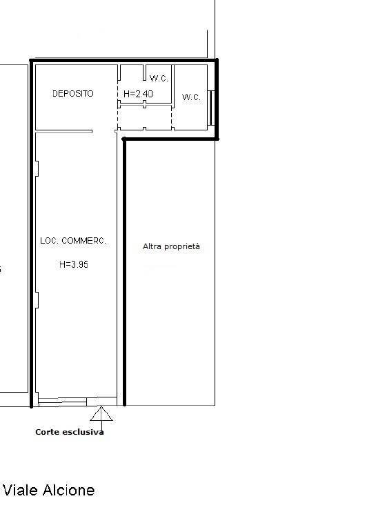 Shop viale Alcione, 23/c, Francavilla al Mare - floor plans 1