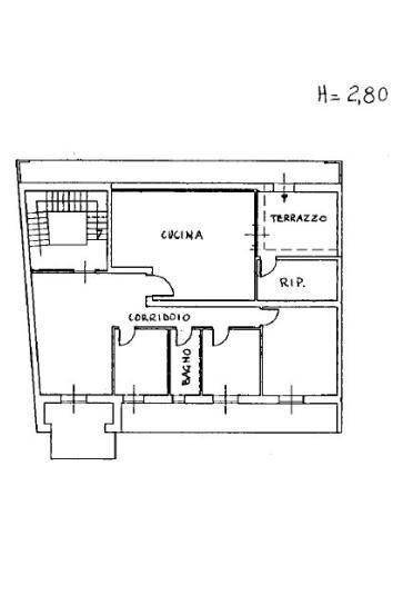 Quadrilocale via Tenente Domenico Speranza, 8, Bitonto - planimetria 1