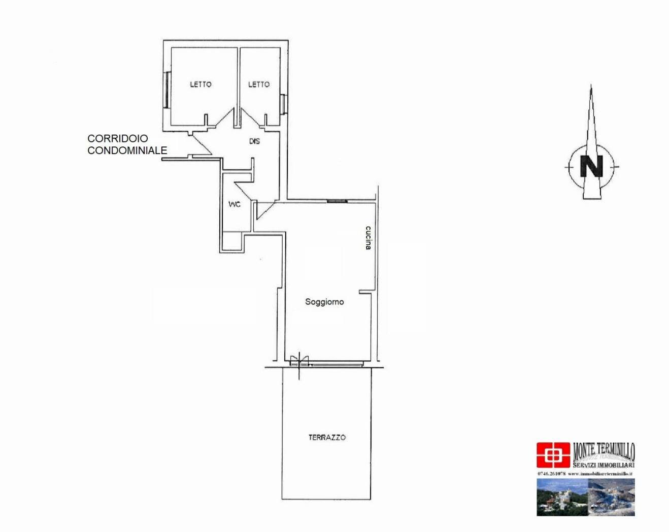 Three-room apartment SP10, Micigliano - floor plans 1