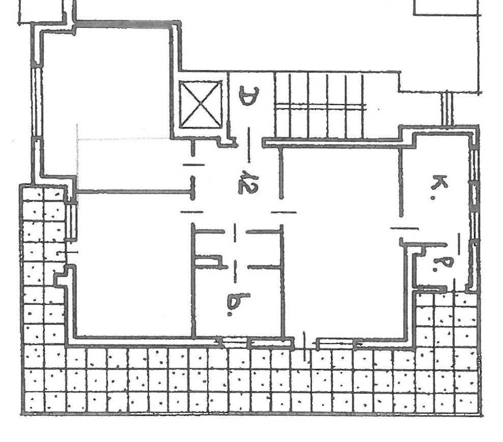 Attic via Giovanni Battista Bongioanni, 15, Cuneo (neighborhood Donatello) - floor plans 1