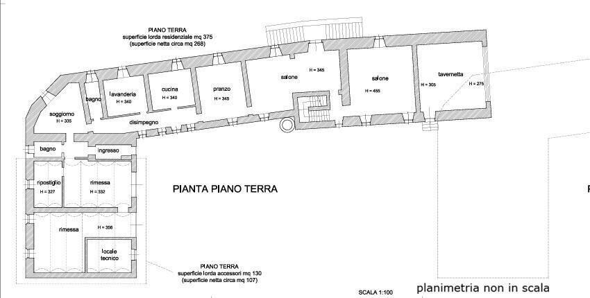 Rustic via al Castello, 4, Dusino San Michele - floor plans 1