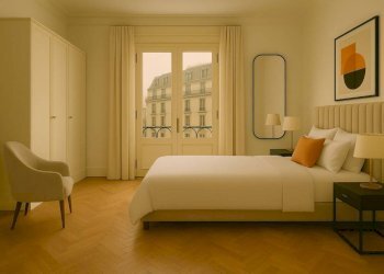Camera da letto - Bilocale via San Camillo de Lellis, 17, Torino (zona Centro) - foto 5