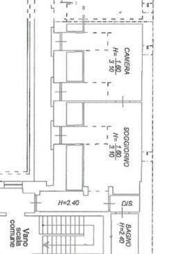 Bilocale via Alfieri, 22, Torino (zona Centro) - planimetria 1