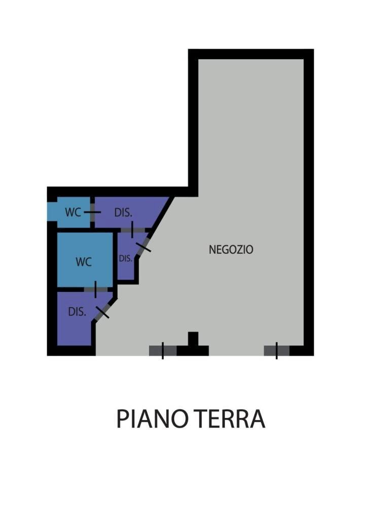 Bar Tavola Calda - Fredda via Bonifica, Ravenna - planimetria 1