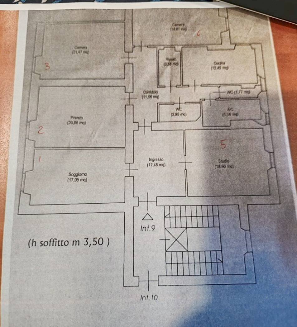 Terreno non edificabile via Cola di Rienzo, 28, Roma - planimetria 1