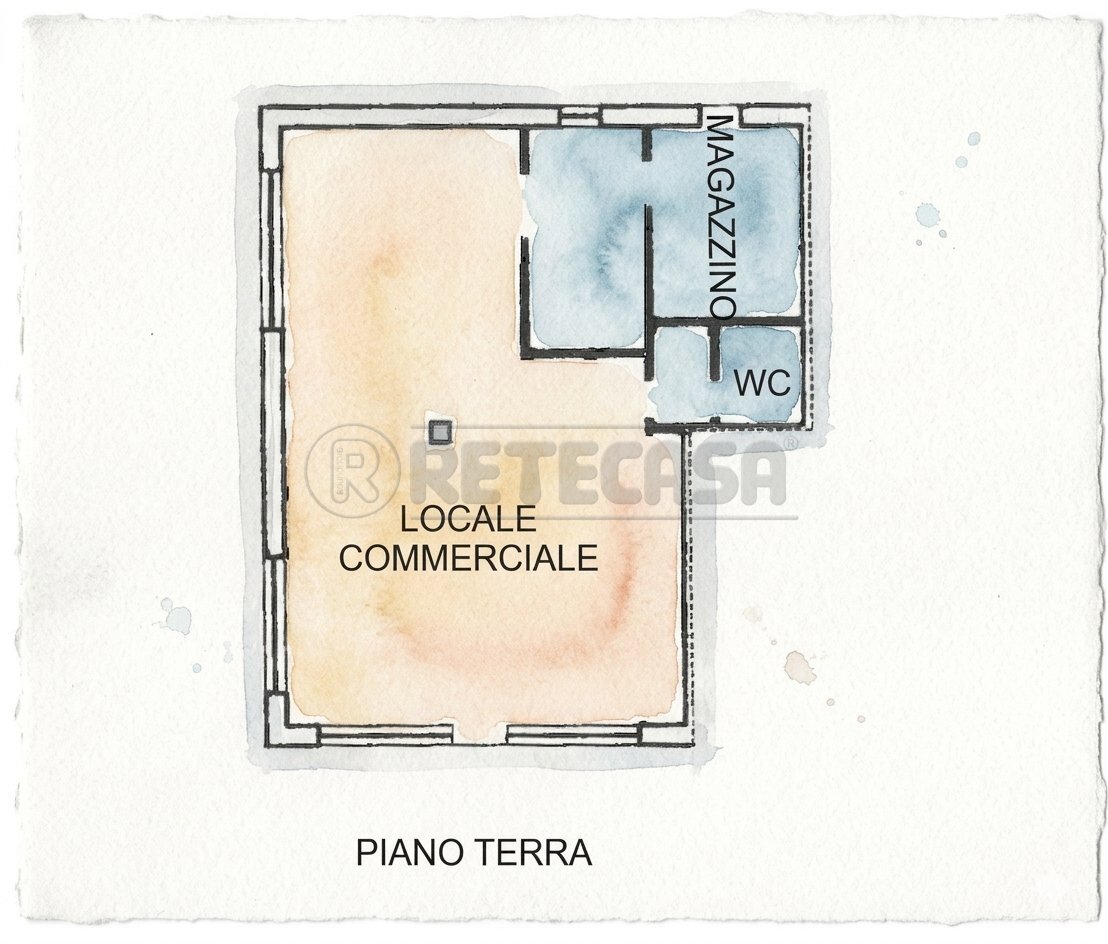 negozio pt arzignano - Locale Commerciale Via Kennedy, Arzignano - planimetria 1
