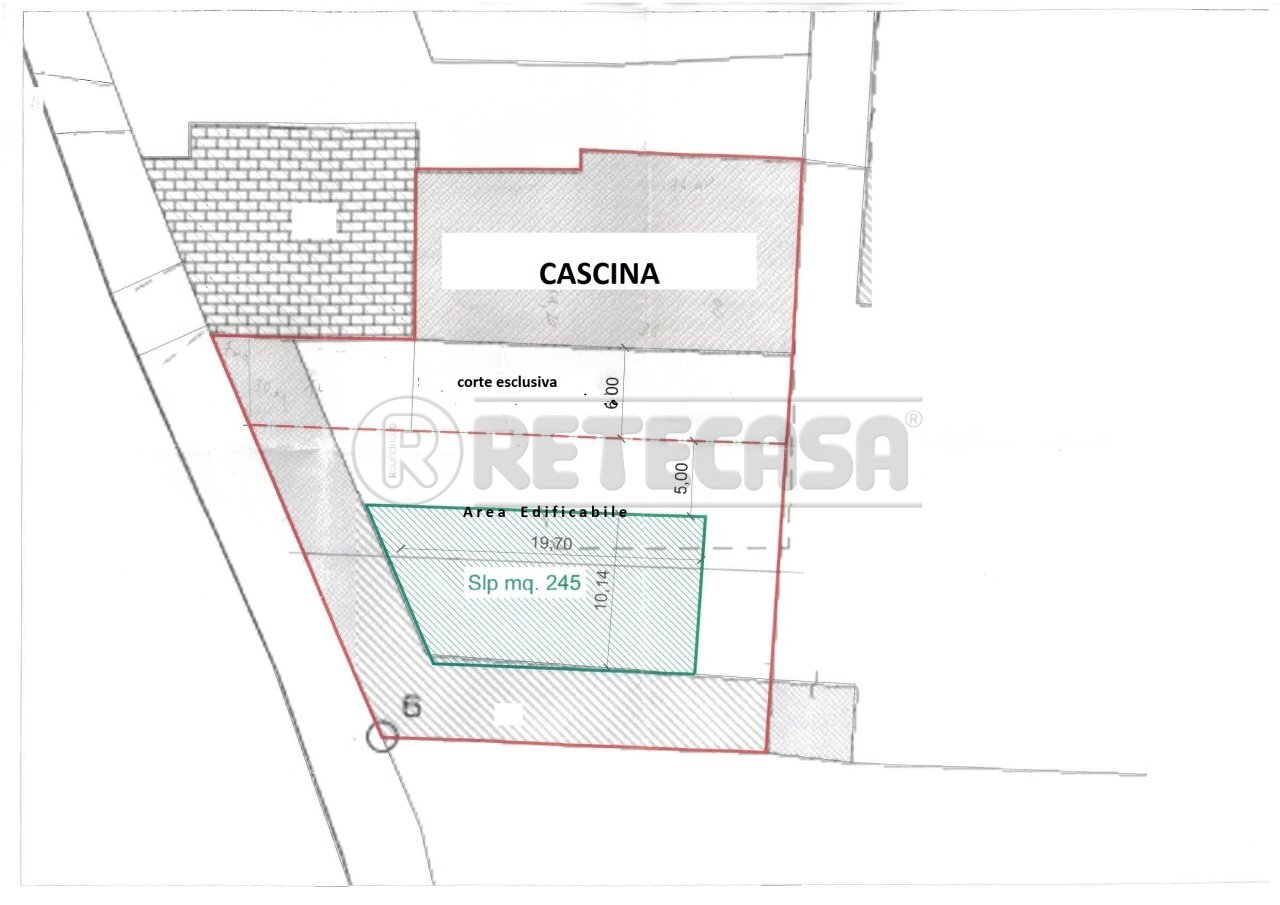 PLANIMETRIA - Rustic Via del Marzale snc, Crema - floor plans 1
