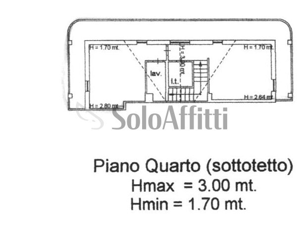Planimetria - Three-room apartment Via Papa Giovanni XXIII, Montesilvano - floor plans 1