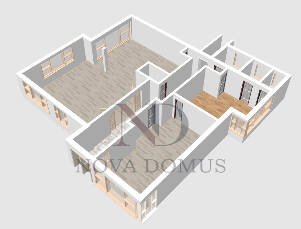 PIANO TERRA 3D_wm - Villa Via Acquala 40, Montignoso - photo 3