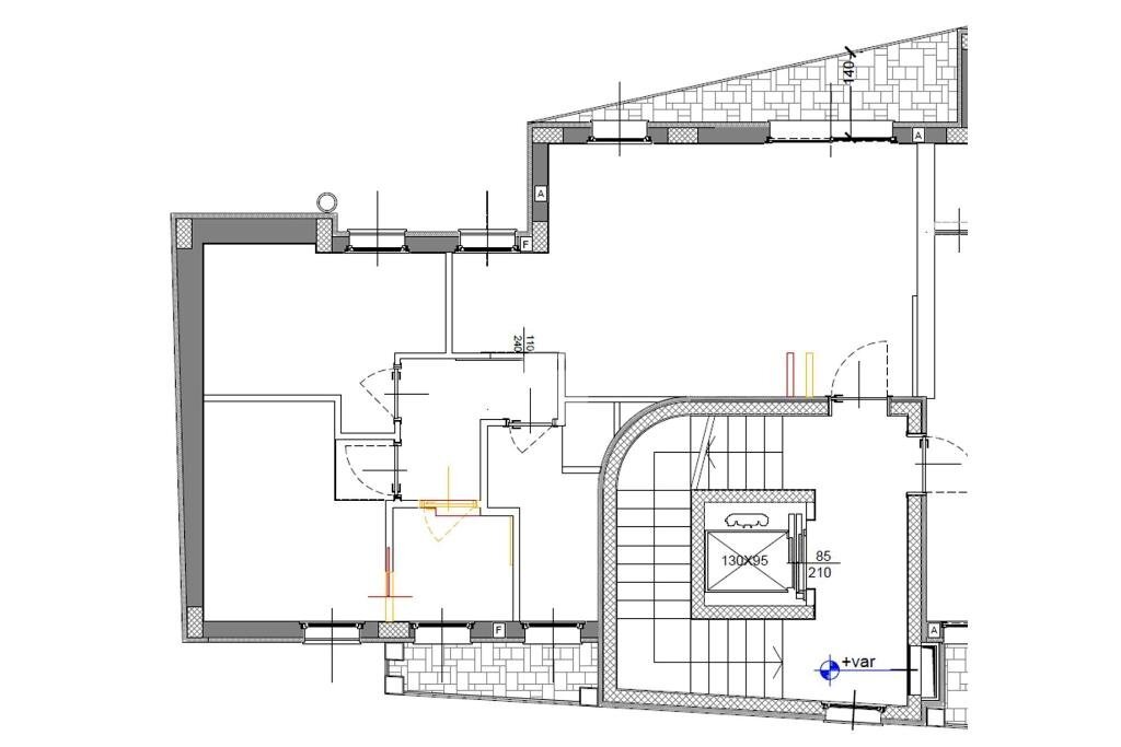 Trilocale Corso Garibaldi, Milano (zona Brera) - planimetria 1