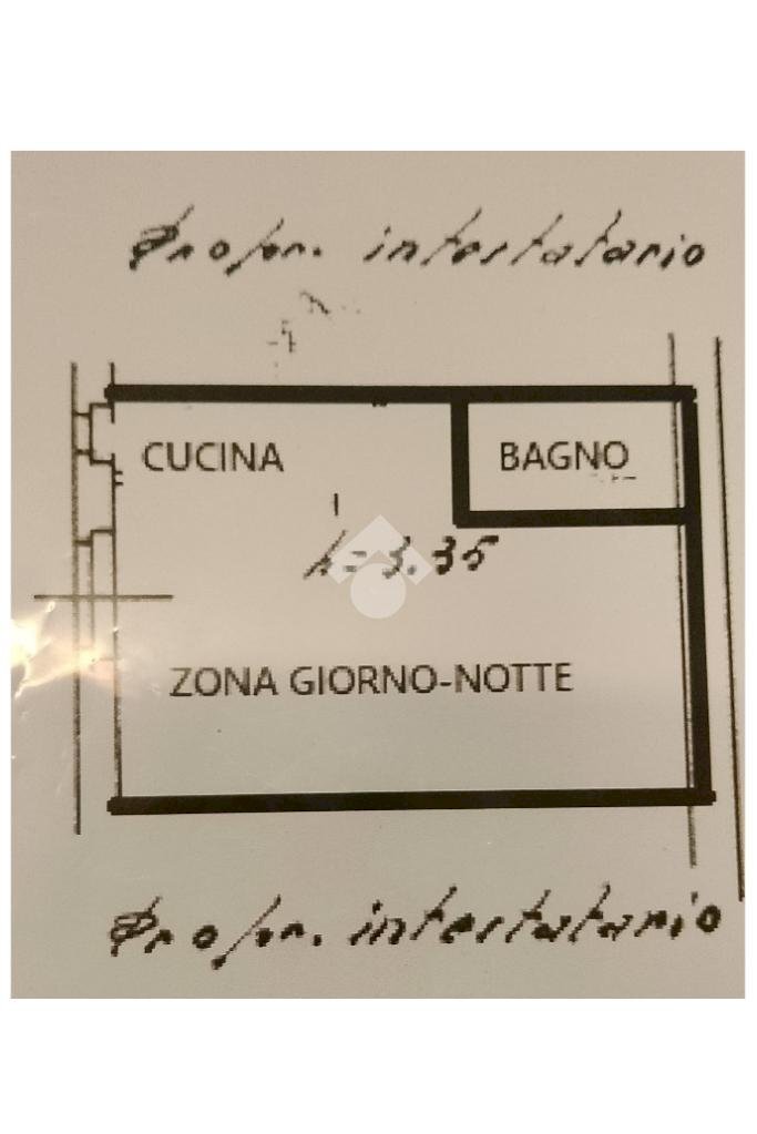 Monolocale Via delle Leghe, Milano - planimetria 1