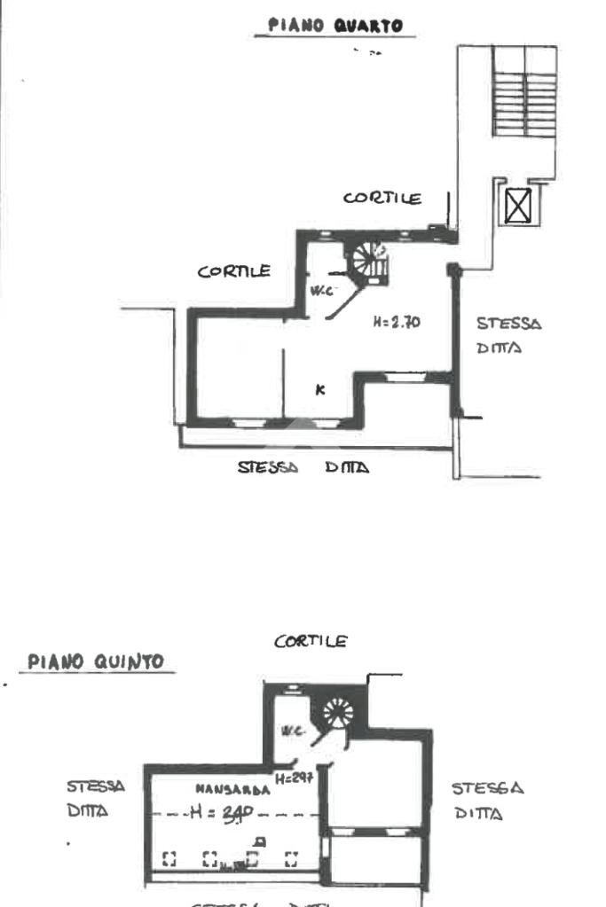 Four-room apartment via Stephenson, Settimo Milanese - floor plans 1