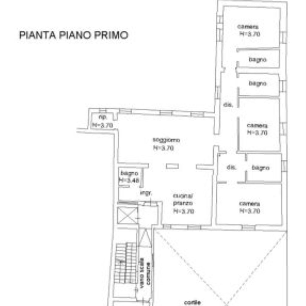 Apartment Via Case di Dozza, 2A, Imola - floor plans 1