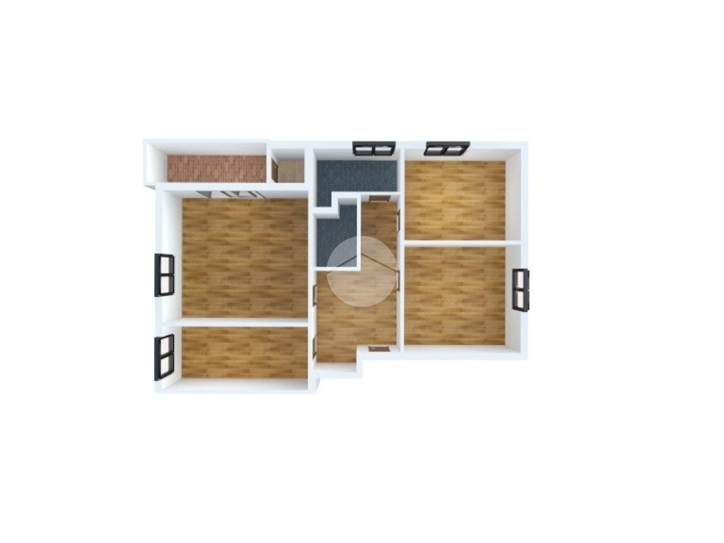 Three-room apartment Via G. D'Annunzio, Cesano Boscone - floor plans 1