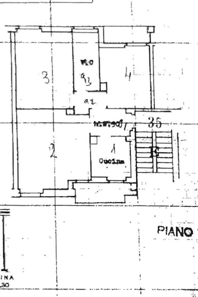 Three-room apartment Via madonna del salvatore, Vittuone - floor plans 1