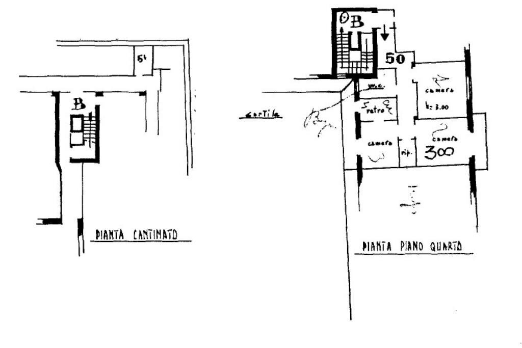 Four-room apartment Piazza Antonio Gramsci, Valenza - floor plans 1
