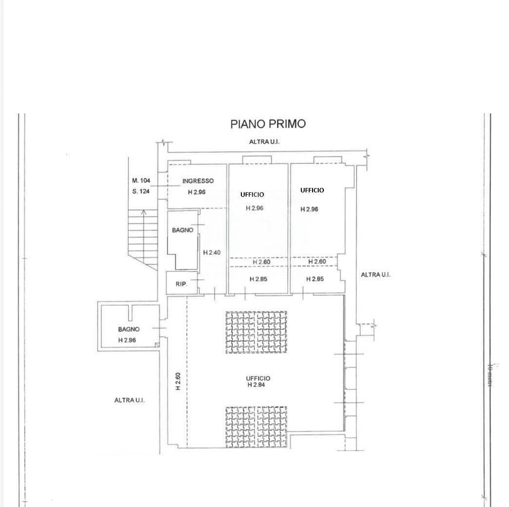 Ufficio Via Montebello, Bologna (zona Centro Storico) - planimetria 1