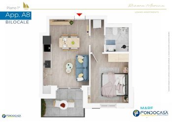 Foto 1 - Two-room apartment Via Aurelia
 
23, Loano - photo 1